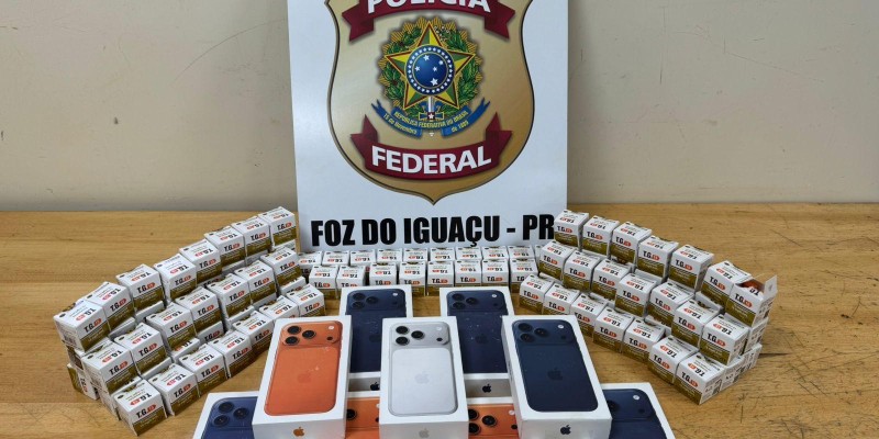 PF prende motorista com celulares e medicamento contrabandeado em Foz do Iguaçu